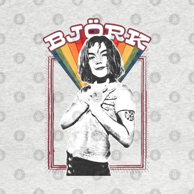 Björk / Vintage Style Aesthetic Fan Art Design by DankFutura